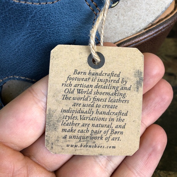 BORN Wekiva Leather Open Toe Ankle Strap sandals - Picture 10 of 11